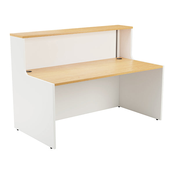 Jemini Reception Unit 1600x800x740mm Nova Oak/White KF816394