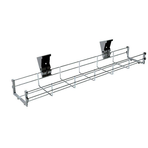 Jemini 1000mm Wire Basket for 1200mm Desks Silver KF81976