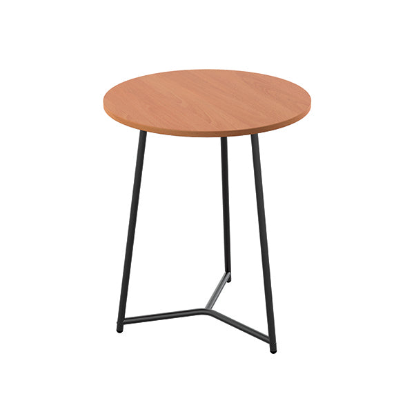 Jemini Trinity Mid Table 600x600x735mm Beech/Black KF823421