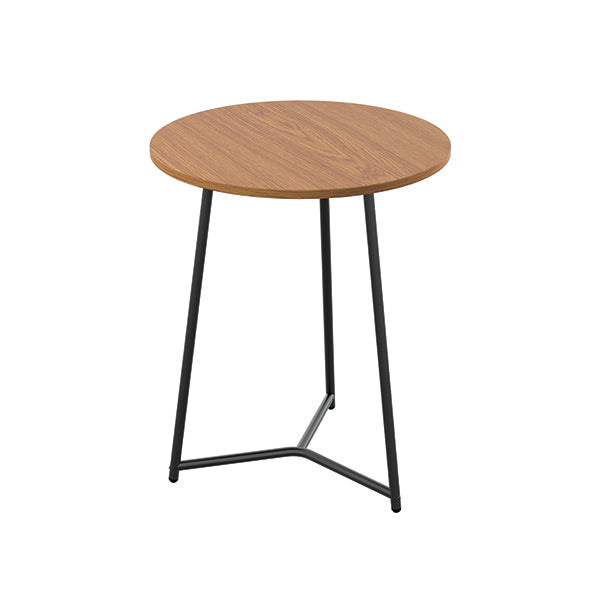Jemini Trinity Mid Table 600x600x735mm Nova Oak/Black KF823476