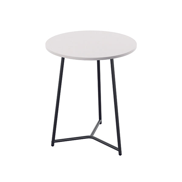 Jemini Trinity Mid Table 600x600x735mm White/Black KF823483