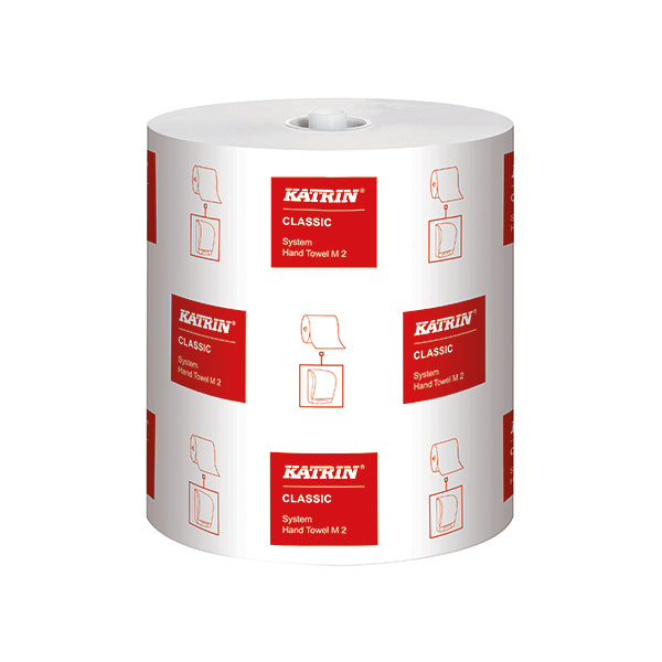 Katrin Classic System Hand Towel M2 2-Ply White (Pack of 6) 460102