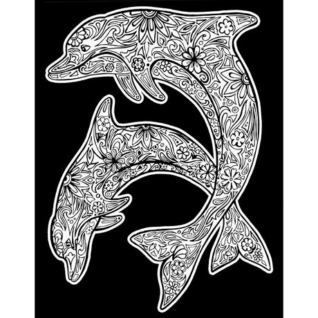 ColorVelvet Large - Hawaii Dolphins