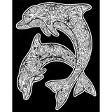 ColorVelvet Small - Mandala Dolphins