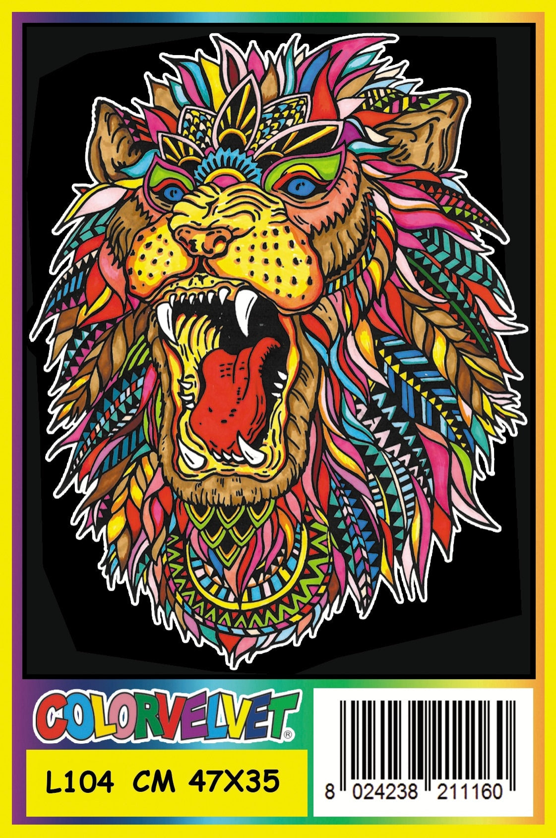 Colorvelvet Large - Lion King