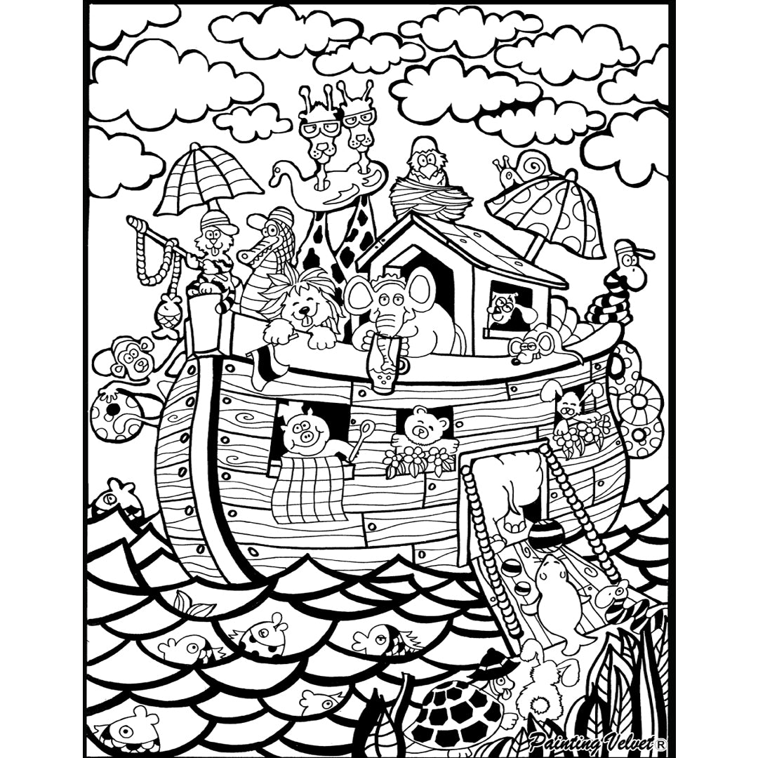 Colorvelvet Small - Noah's Ark