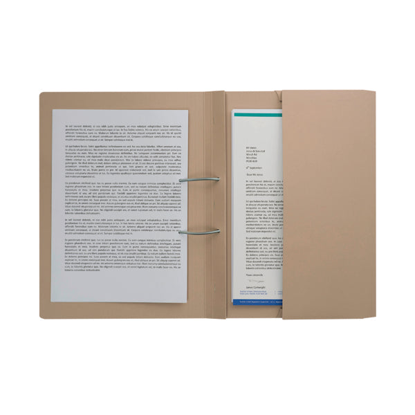 Pocket Spiral Files 285gsm Foolscap Buff (Pack of 25) TPFM-BUFZ