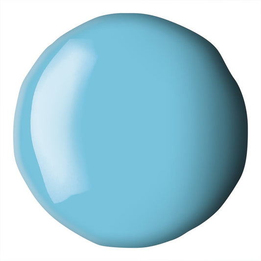 Liquitex Basics Acrylic Fluid Paint - Light Blue Permanent