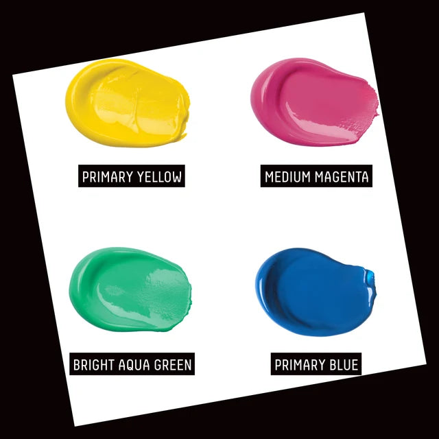 Liquitex Basics Acrylic What Would You Create Set - Illuminated Brights