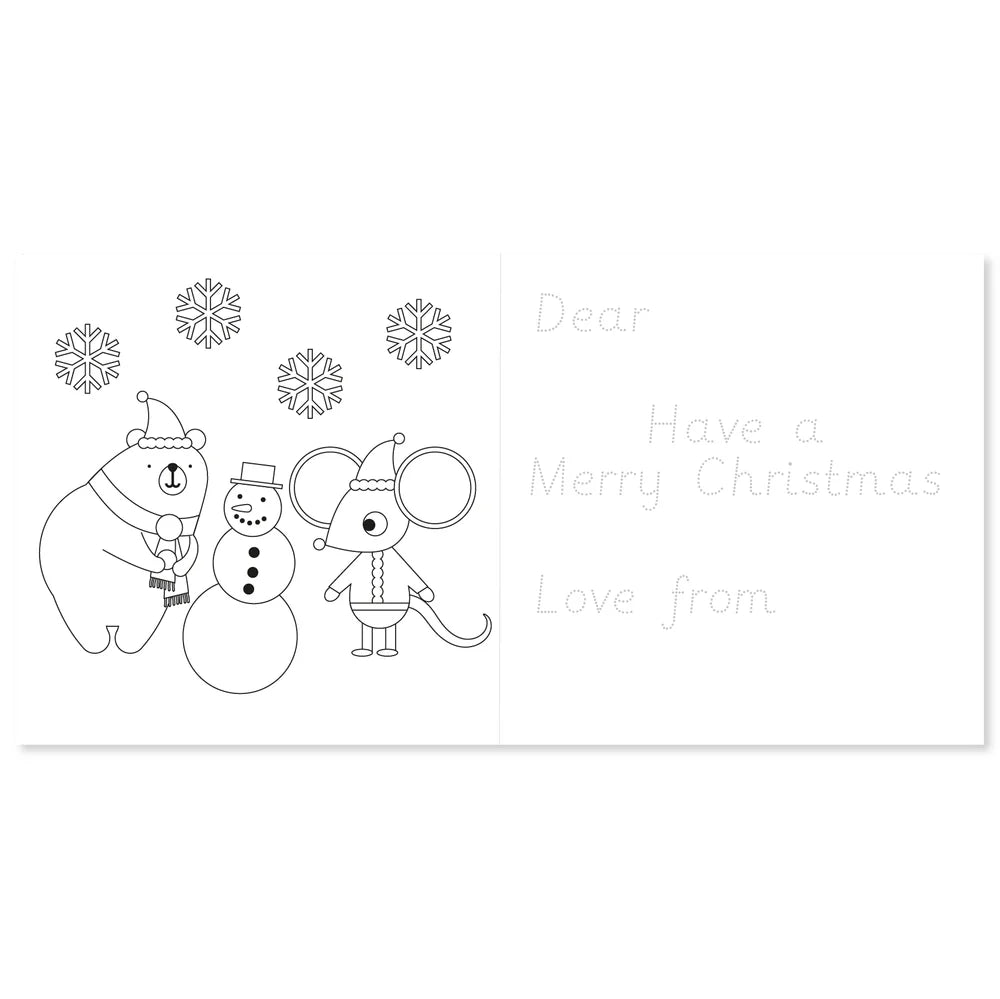 Traceable Handwriting Practice Christmas Cards (10 Pack)