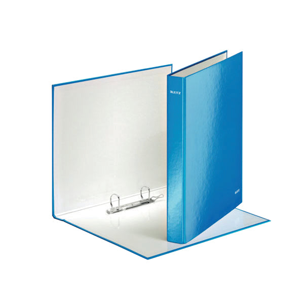 Leitz WOW Ring Binder 2 D-Ring 25mm A4 Blue (Pack of 10) 42410036