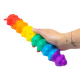 Light Up Suction Push Popper Caterpillar