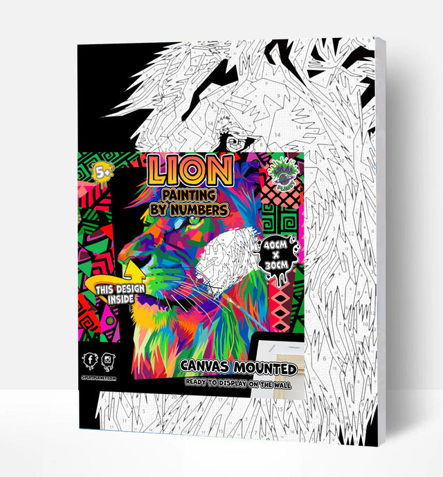Lion Paint By Numbers