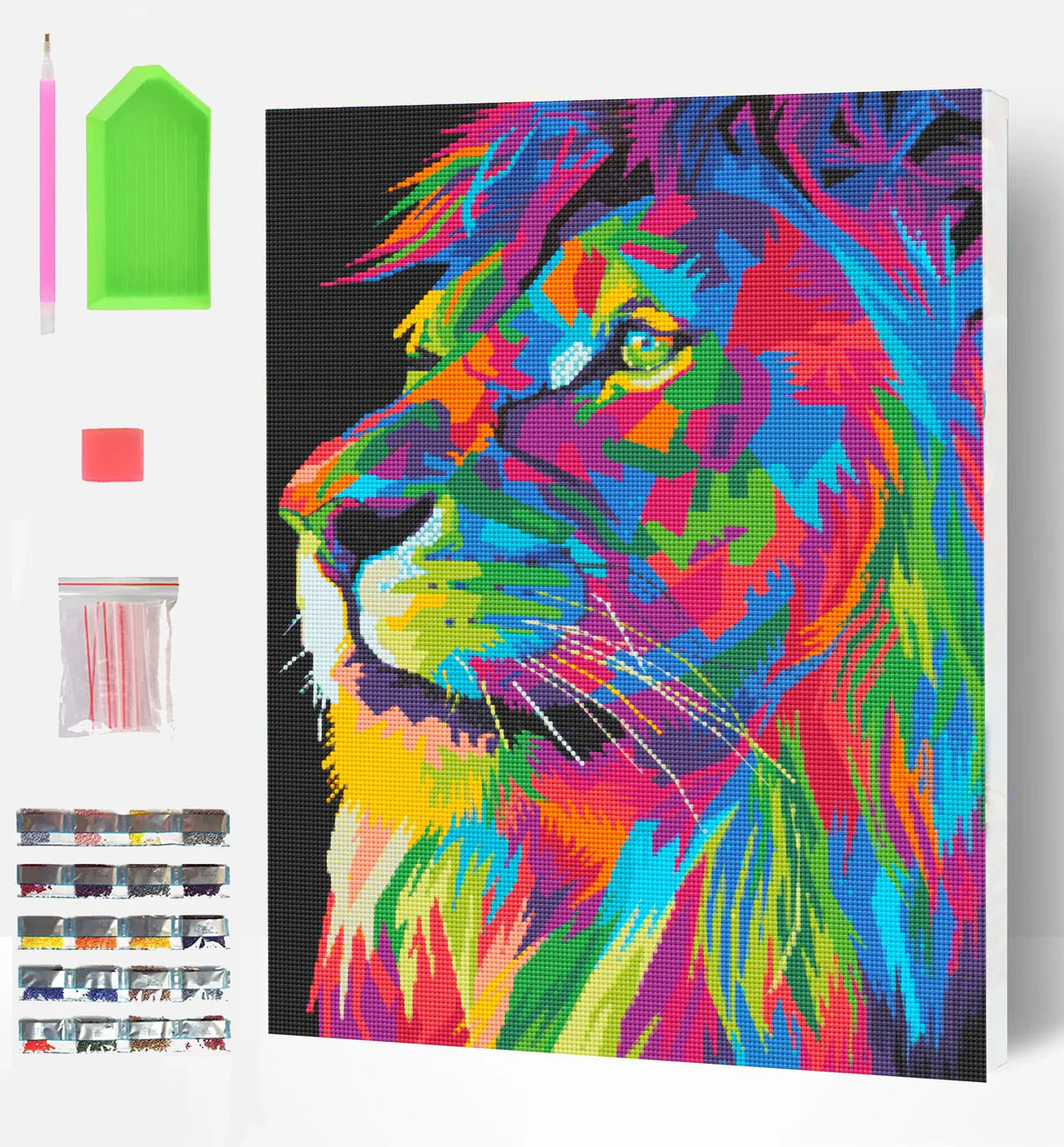 Diamond Art Set - Pop Art Lion