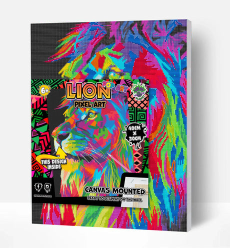 Diamond Art Set - Pop Art Lion