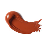 Swatch of red-brown paint on a white background