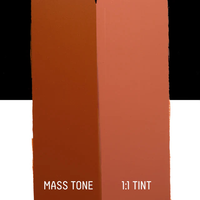 Two vertical color swatches labeled 'Mass Tone' and '1:1 Tint' on a white background.