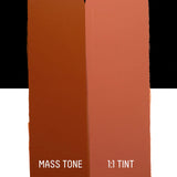 Two vertical color swatches labeled 'Mass Tone' and '1:1 Tint' on a white background.