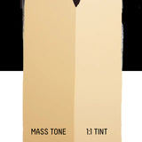 Liquitex Heavy Body Acrylic Paint Unbleached Titanium two tone colour swatch on a white background