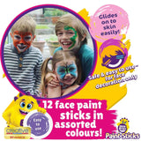 Little Brian Face Paint Sticks Classic (12 Assorted)