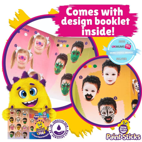 Little Brian Face Paint Sticks Classic (12 Assorted)