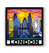 Splat Planet Wood Art Kit - London