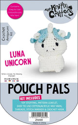 Knitty Critters Pouch Pals - Luna Unicorn
