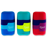 Maped Duo Connect Twin Hole Sharpener & Eraser (Assortment)