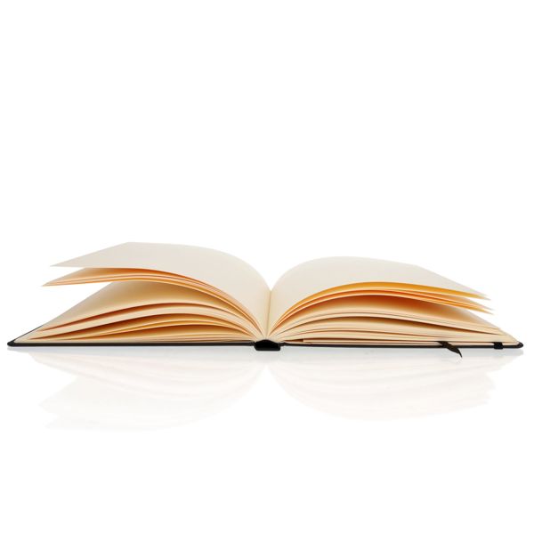 Icon A4 192pg Journal & Sketch Book - Black