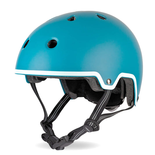 Aqua Curved  Deluxe Helmet Medium