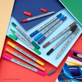 Royal & Langnickel Artist Markers Dual Tip - Brush Tip/Fineliner (12 Pack)