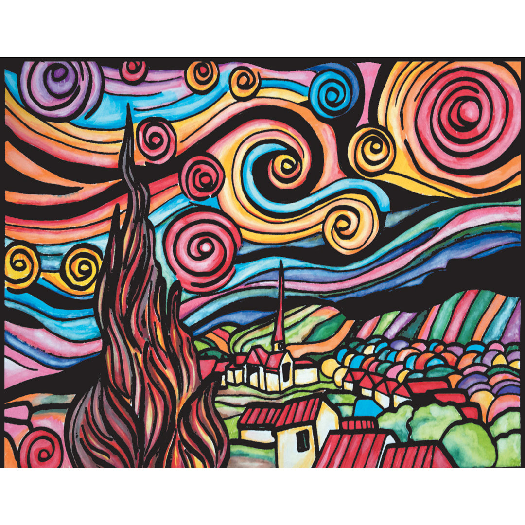 ColorVelvet Large - Van Gogh Starry Night