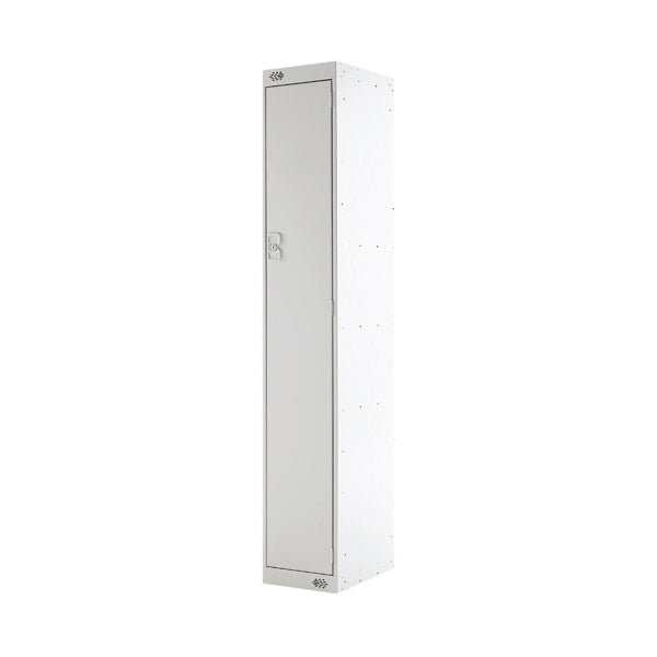 Single Compartment Locker 300x450x1800mm Light Grey Door MC00038
