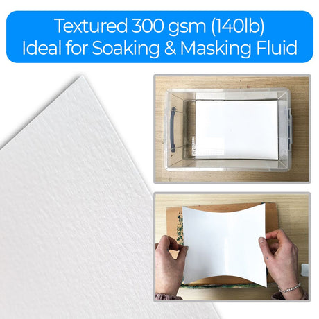 Zieler Jumbo A4 Artists Watercolour Paper - 50 sheets