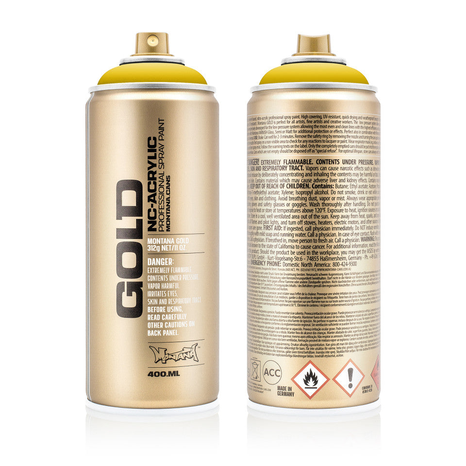 Montana GOLD Spray Paint 400ml - Asia (G1040)