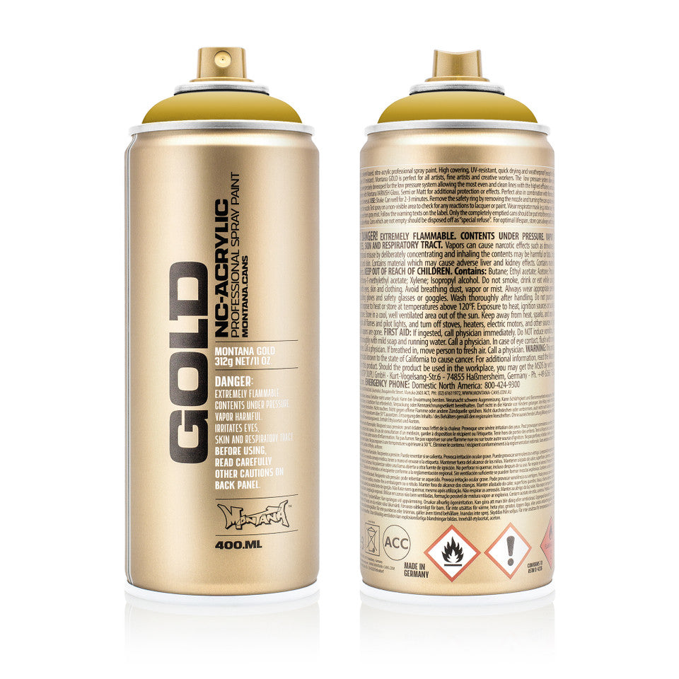 Montana GOLD Spray Paint 400ml - Curry (G1050)