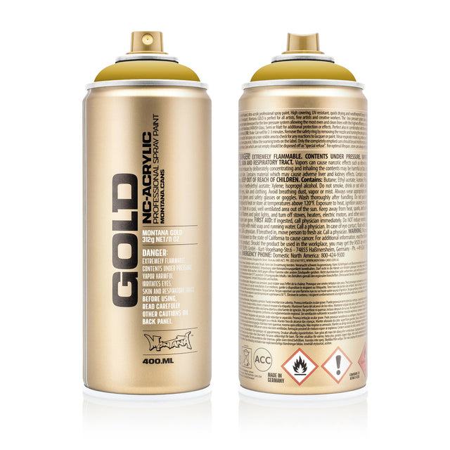 Montana GOLD Spray Paint 400ml - Curry (G1050)