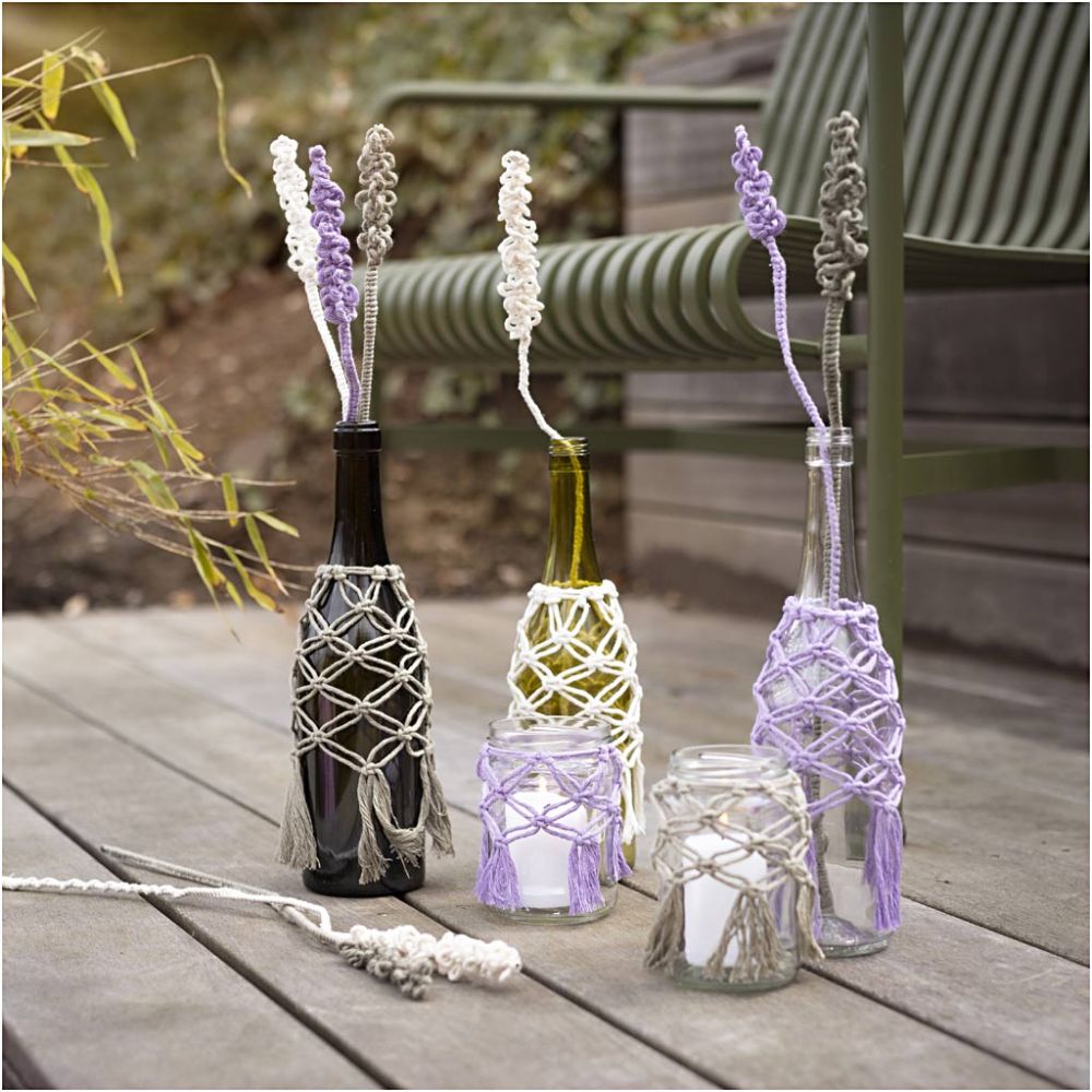 Macramé Craft Kit - Glass Decoration