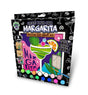 Wooden art craft kit packaging for 'Create Your Own Margarita' on a white background