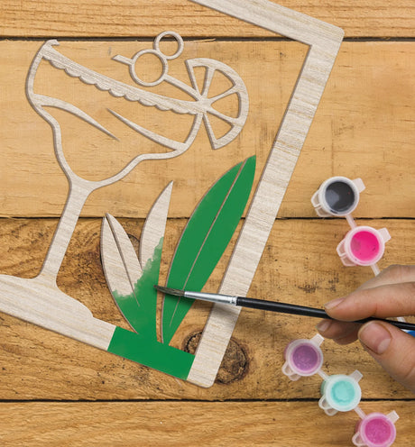 Splat Planet Wood Art Kit - Margarita
