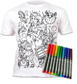 Splat Planet PYO T-Shirt: Mermaid (Size 3-4 Years)