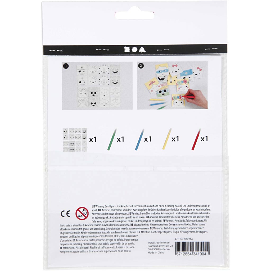 Product packaging with illustrations and text on a white background