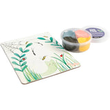 Silk Clay kit with a mat featuring nature-themed design on a white background