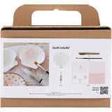 decoupage craft kit box with product images and text on a white background