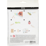 Product packaging with illustrations and text on a white background