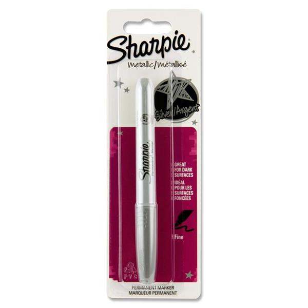 Sharpie Metallic Fine Permanent Marker - Silver