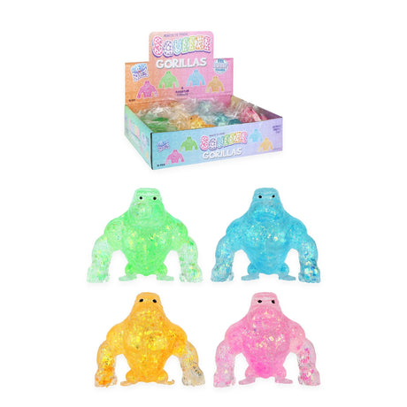Slow Rise Squeeze Sparkle Gorilla 8.5cm (Assortment)