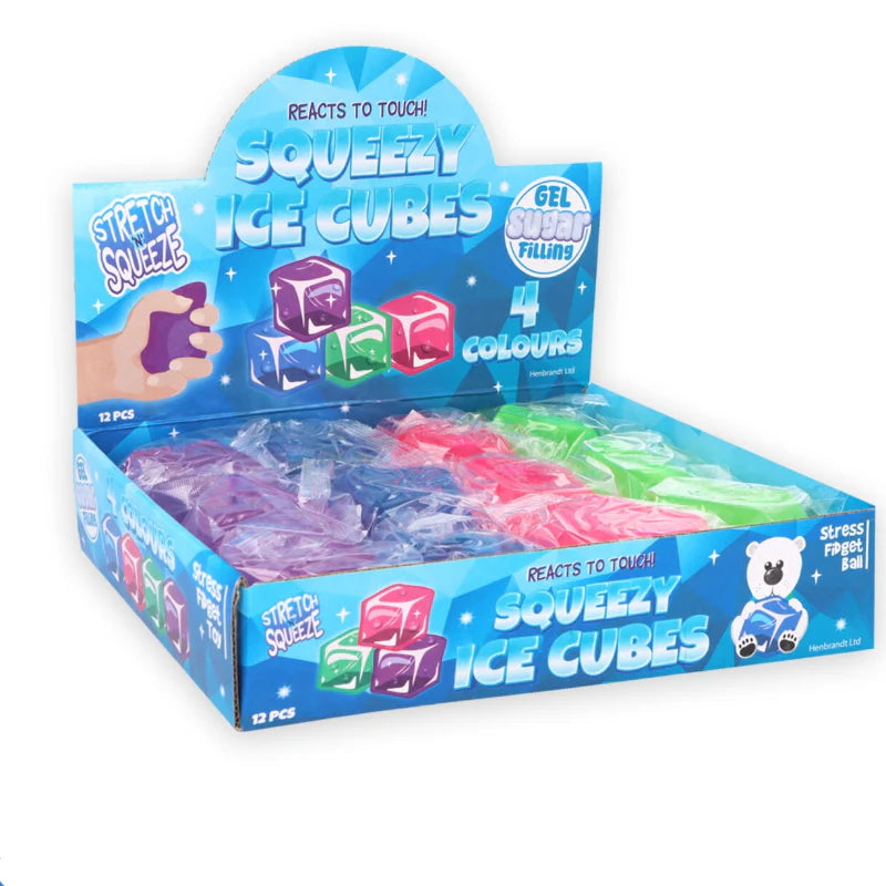 Squeeze Ice Cube Toy 5cm (Assortment)