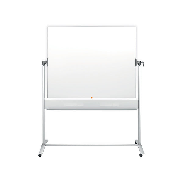 Nobo Steel Magnetic Mobile Whiteboard 1500x1200mm 1901031
