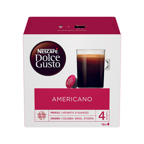 Nescafe Dg Americano Capsules Pk48